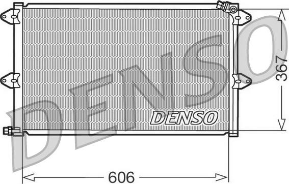 Denso DCN27001 - Kondensators, Gaisa kond. sistēma autodraugiem.lv