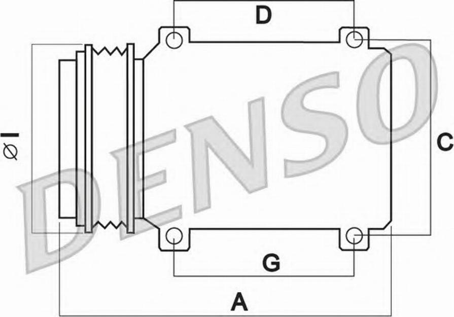 Denso DCP01002 - Kompresors, Gaisa kond. sistēma autodraugiem.lv