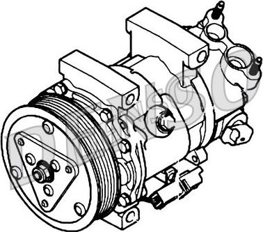 Denso DCP07078 - Kompresors, Gaisa kond. sistēma autodraugiem.lv