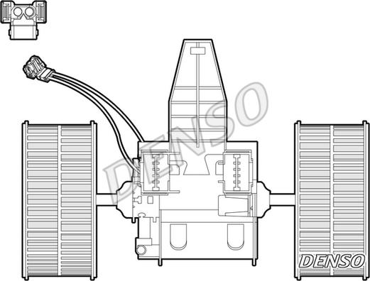 Denso DEA05009 - Salona ventilators autodraugiem.lv