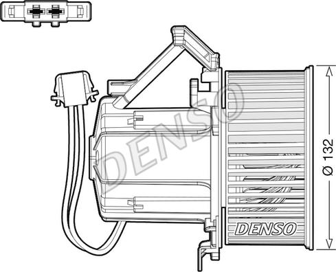 Denso DEA02009 - Salona ventilators autodraugiem.lv