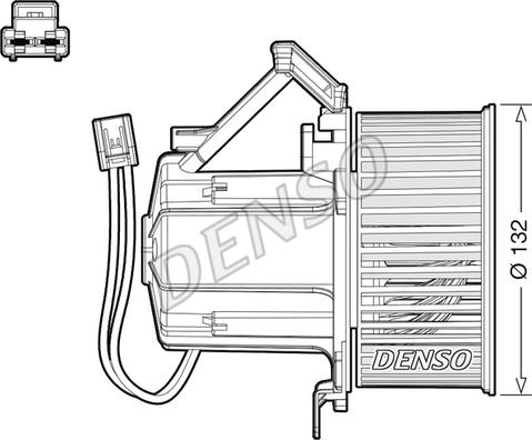 Denso DEA02008 - Salona ventilators autodraugiem.lv