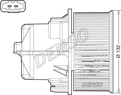 Denso DEA33002 - Salona ventilators autodraugiem.lv