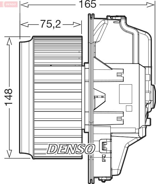 Denso DEA32006 - Salona ventilators autodraugiem.lv