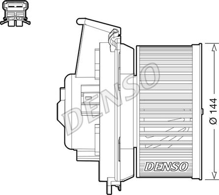 Denso DEA21013 - Salona ventilators autodraugiem.lv