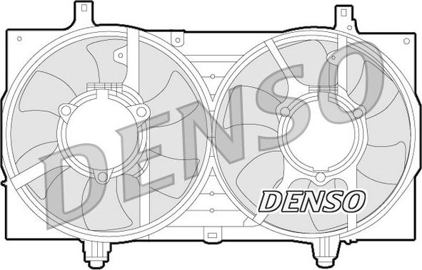 Denso DER46001 - Ventilators, Motora dzesēšanas sistēma autodraugiem.lv