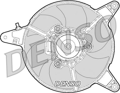 Denso DER09095 - Ventilators, Motora dzesēšanas sistēma autodraugiem.lv