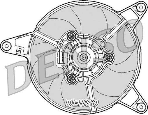 Denso DER09090 - Ventilators, Motora dzesēšanas sistēma autodraugiem.lv