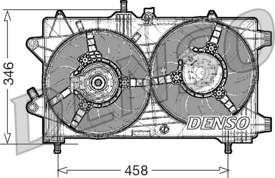 Denso DER09044 - Ventilators, Motora dzesēšanas sistēma autodraugiem.lv