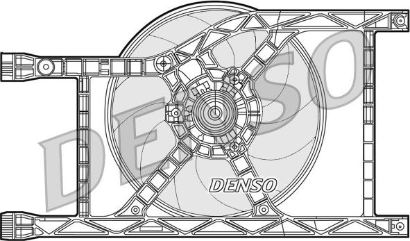 Denso DER09045 - Ventilators, Motora dzesēšanas sistēma autodraugiem.lv