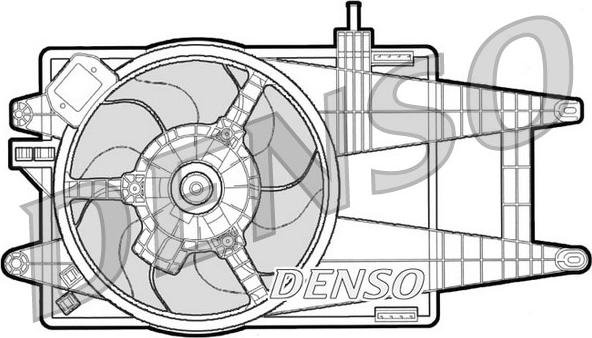 Denso DER09040 - Ventilators, Motora dzesēšanas sistēma autodraugiem.lv