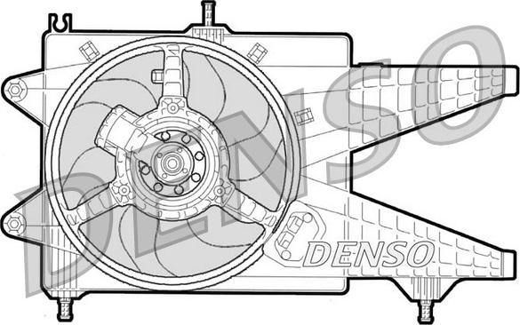 Denso DER09041 - Ventilators, Motora dzesēšanas sistēma autodraugiem.lv