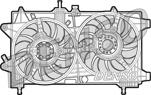 Denso DER09043 - Ventilators, Motora dzesēšanas sistēma autodraugiem.lv