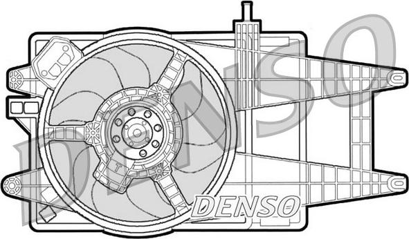 Denso DER09042 - Ventilators, Motora dzesēšanas sistēma autodraugiem.lv