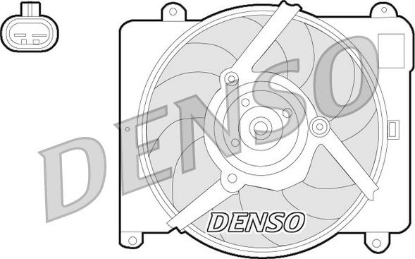 Denso DER09054 - Ventilators, Motora dzesēšanas sistēma autodraugiem.lv
