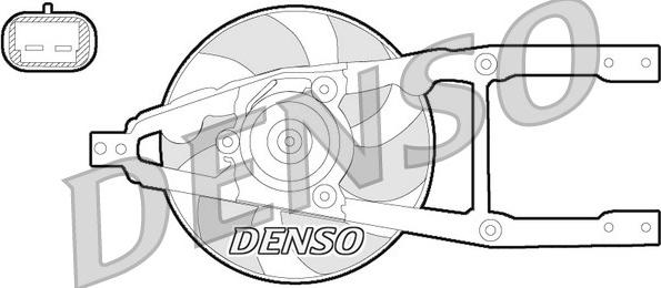 Denso DER09055 - Ventilators, Motora dzesēšanas sistēma autodraugiem.lv