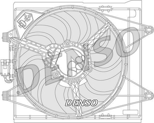 Denso DER09051 - Ventilators, Motora dzesēšanas sistēma autodraugiem.lv