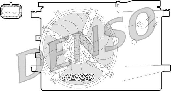 Denso DER09058 - Ventilators, Motora dzesēšanas sistēma autodraugiem.lv