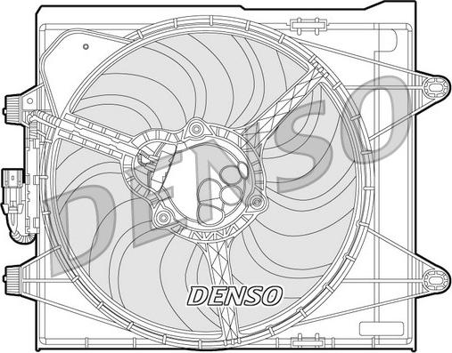 Denso DER09052 - Ventilators, Motora dzesēšanas sistēma autodraugiem.lv