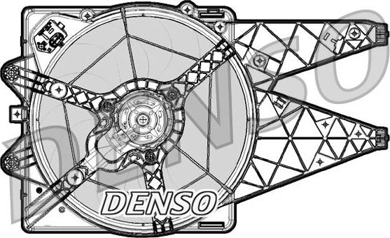 Denso DER09064 - Ventilators, Motora dzesēšanas sistēma autodraugiem.lv