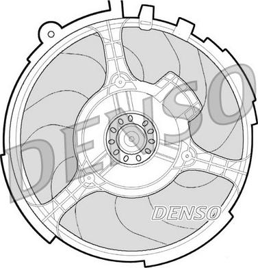 Denso DER09060 - Ventilators, Motora dzesēšanas sistēma autodraugiem.lv