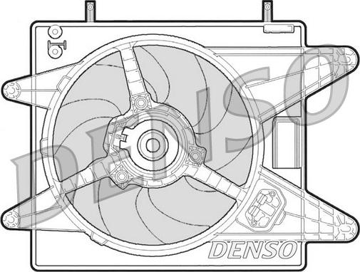 Denso DER09003 - Ventilators, Motora dzesēšanas sistēma autodraugiem.lv