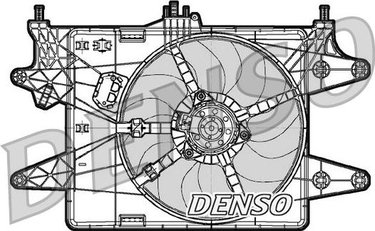 Denso DER09081 - Ventilators, Motora dzesēšanas sistēma autodraugiem.lv