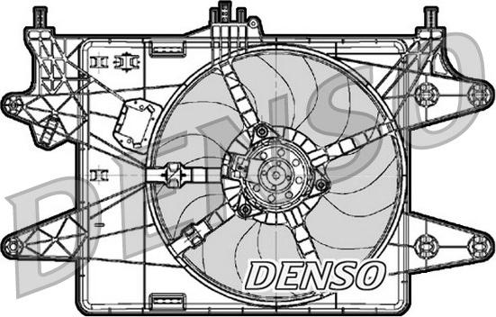 Denso DER09083 - Ventilators, Motora dzesēšanas sistēma autodraugiem.lv