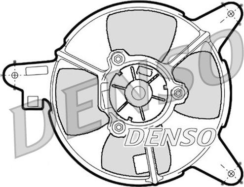 Denso DER09087 - Ventilators, Motora dzesēšanas sistēma autodraugiem.lv