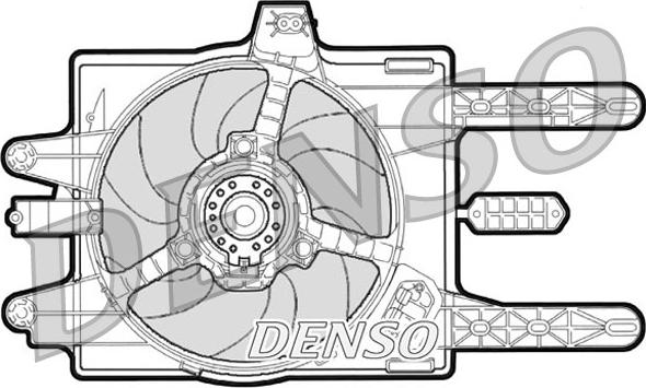 Denso DER09030 - Ventilators, Motora dzesēšanas sistēma autodraugiem.lv