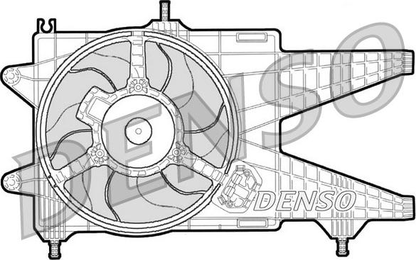 Denso DER09038 - Ventilators, Motora dzesēšanas sistēma autodraugiem.lv