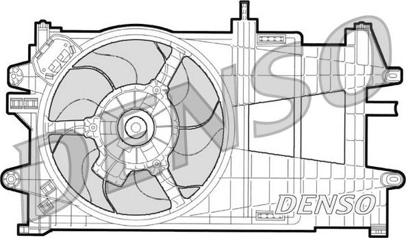 Denso DER09033 - Ventilators, Motora dzesēšanas sistēma autodraugiem.lv