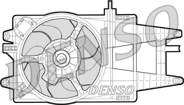 Denso DER09032 - Ventilators, Motora dzesēšanas sistēma autodraugiem.lv
