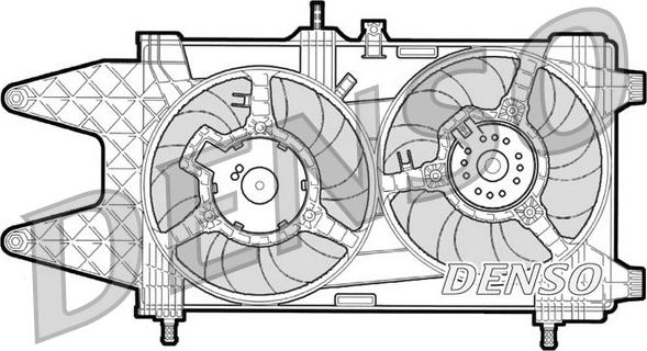 Denso DER09037 - Ventilators, Motora dzesēšanas sistēma autodraugiem.lv