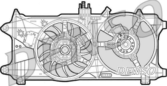 Denso DER09026 - Ventilators, Motora dzesēšanas sistēma autodraugiem.lv