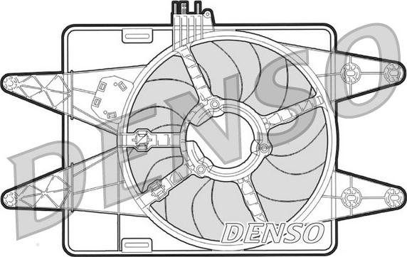 Denso DER09023 - Ventilators, Motora dzesēšanas sistēma autodraugiem.lv