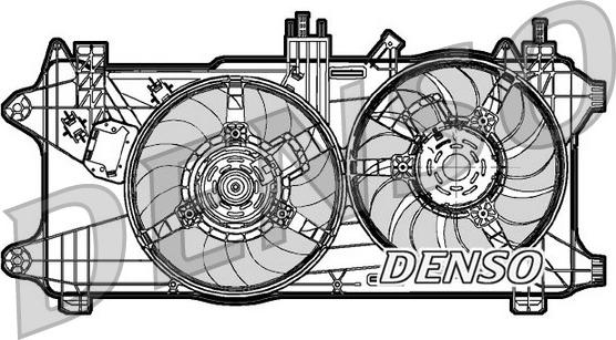 Denso DER09027 - Ventilators, Motora dzesēšanas sistēma autodraugiem.lv