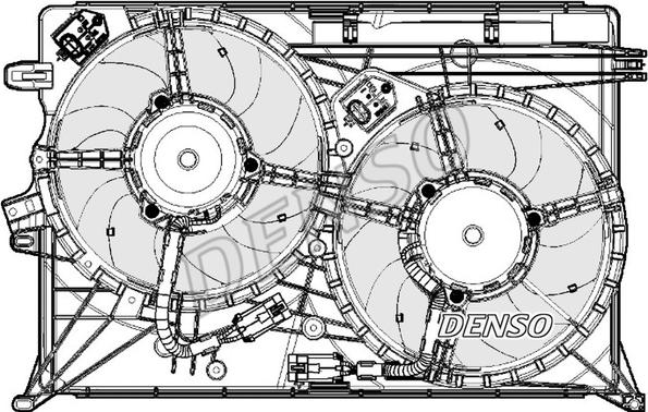 Denso DER09075 - Ventilators, Motora dzesēšanas sistēma autodraugiem.lv