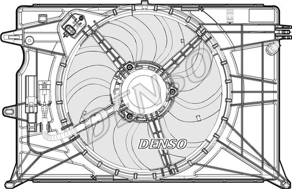 Denso DER09073 - Ventilators, Motora dzesēšanas sistēma autodraugiem.lv