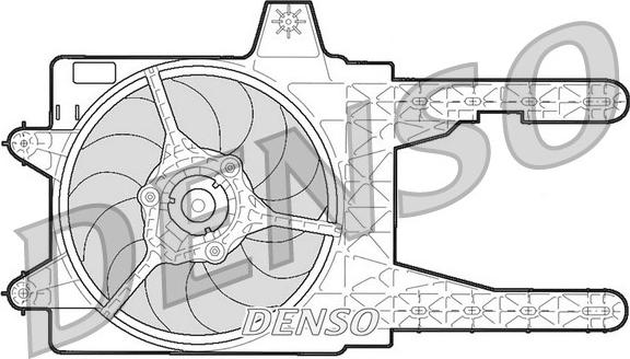 Denso DER09245 - Ventilators, Motora dzesēšanas sistēma autodraugiem.lv