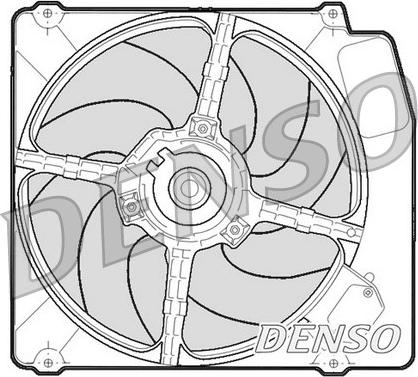 Denso DER01203 - Ventilators, Motora dzesēšanas sistēma autodraugiem.lv