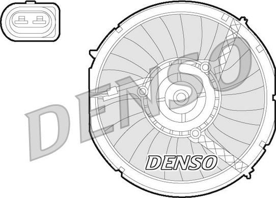 Denso DER02003 - Ventilators, Motora dzesēšanas sistēma autodraugiem.lv