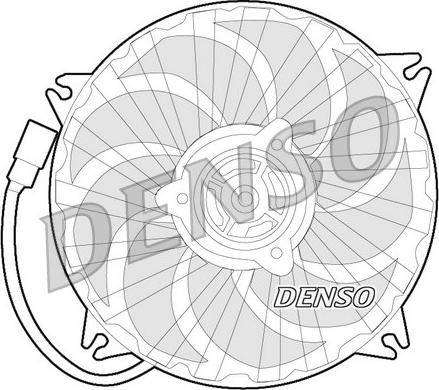 Denso DER07007 - Ventilators, Motora dzesēšanas sistēma autodraugiem.lv