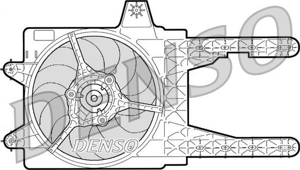 Denso DER13006 - Ventilators, Motora dzesēšanas sistēma autodraugiem.lv