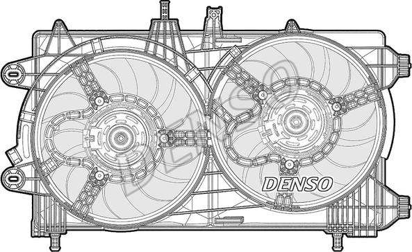 Denso DER13011 - Ventilators, Motora dzesēšanas sistēma autodraugiem.lv