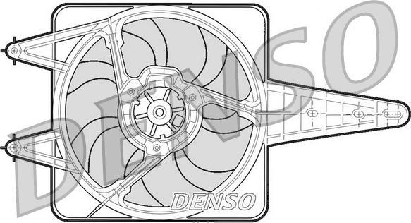 Denso DER13203 - Ventilators, Motora dzesēšanas sistēma autodraugiem.lv