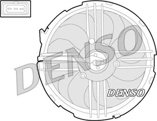 Denso DER32009 - Ventilators, Motora dzesēšanas sistēma autodraugiem.lv