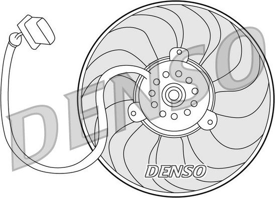 Denso DER32004 - Ventilators, Motora dzesēšanas sistēma autodraugiem.lv