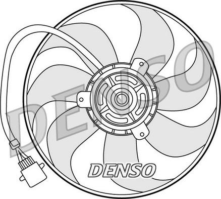 Denso DER32006 - Ventilators, Motora dzesēšanas sistēma autodraugiem.lv