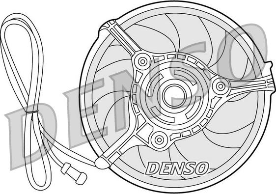 Denso DER32008 - Ventilators, Motora dzesēšanas sistēma autodraugiem.lv